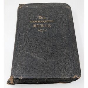 1941 The Illuminated Bible KJV King James Indexed Concordance Columbia Education